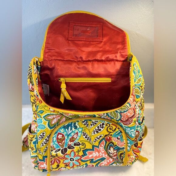 Provencal Backpack- Vera Bradley Double Zip - Picture 5 of 16